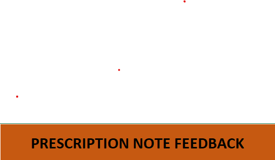 PRESCRIPTION NOTE FEEDBACK
